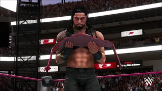 Roman Reigns(c) vs. Edge vs. Daniel Bryan WrestleMania 37 Full Match Simulation