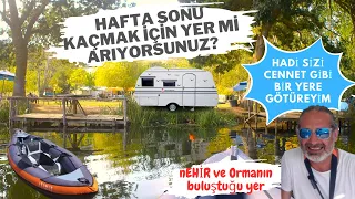 Hafta sonu planınızı yapmadan mutlaka bu çadır ve karavan kamp alanını görün!