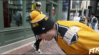 CHAOS ON CAUSWAY - BLOWING THE LEAFS FANS OUT OF BOSTON