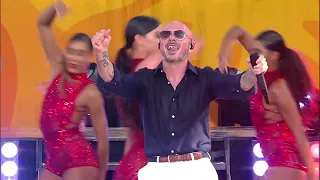 Pitbull performs 'Fireball' on Good Morning America