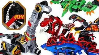 Geo Mecha dinosaur transformers Captaindino Brachiocanon, Tyrannotooth, Pterastorm - DuDuPopTOY