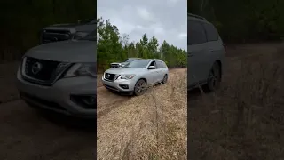 After the car gets stuck!🤣 nissan Pathfinder mudding?!😂