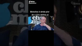 Bolsonaro energúmeno, Ciro Gomes falou só a metade do que Bolsonaro é