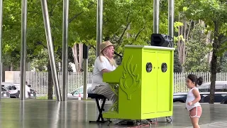 Dr. Mike Bogle performs “Saturday in Park” by Robert Lamm