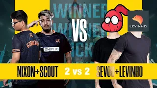 GodNixon + Scout vs Levinho + Sevou | Fun TDM Pan Fight | Pubg Mobile