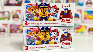 #28【ASMR】Zaini Surprise Eggs Opening - Paw Patrol