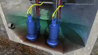 Hidrostal's submersible pumps for wastewater treatment dewatering processes