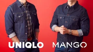 Сравнение джинсовые курток из "сырого" денима: MANGO vs. UNIQLO