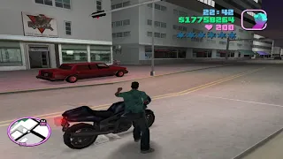 GTA Vice City - Riding a PCJ-600 Superbike until Wasted!