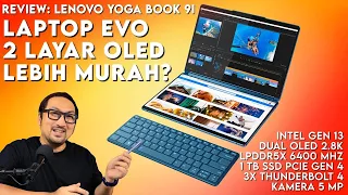 Laptop 2 Layar OLED 360° yg Lengkap & VIRAL! REVIEW Lenovo Yoga Book 9i