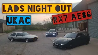 Sam's corolla AE86 | Chris & Ben's Mazda Rx7 FDs | Late Night Drive | 2021