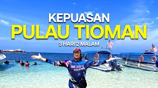 PULAU TIOMAN - PANTAI CANTIK | LAUT BIRU KEHIJAUAN | SNORKELING JUMPA PENYU