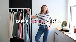 easy spring to summer transitional outfit ideas for 2023 (minimal, casual + simple style)