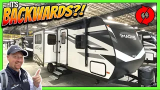 This RV breaks ALL the Rules!! 2023 Imagine 22RBE Couple's Camping Travel Trailer by Grand Design