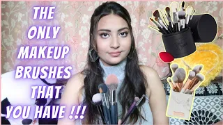 Don't Waste Your Money ❌Only Makeup Brushes That You Have !! Beginners Makeup Brushes Guide !!