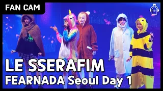 LE SSERAFIM Performance Full Highlights @FEARNADA 2024 S/S - Seoul Day 1 #FanCam (11.05.2024)