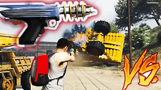 GTA 5 | Up-n-Atomizer vs Dump and, the HVY Dock Handler Vs a Simple Upgraded Car GTA 5 Dump Truck