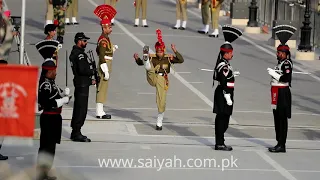 Pakistan & India Border Flag lowering ceremony | 印パ国境・ワガのフラッグセレモニー
