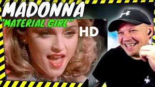 MADONNA The Golddigger? " Material Girl " Reaction UK REACTOR |