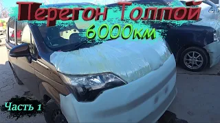 Перегон 6000км толпой / Fit shuttle, Freed, Spade, Pixis / Обычный перегон / Часть 1