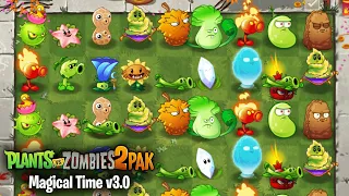 PvZ 2 PAK Magical Time v3.0 (Part 3) | Magnifying Grass, Bonk Choy, Endurian & More | Download