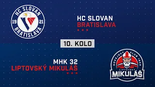 10.kolo HC Slovan Bratislava - MHK 32 Liptovský Mikuláš HIGHLIGHTS