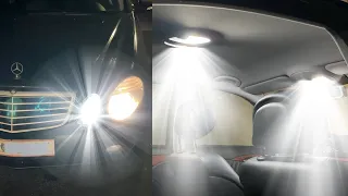 Mercedes E-Class W211 LED Conversion (Vlog)
