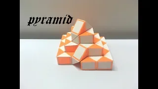 SLOW TUTORIAL - Rubik's Twist or Rubik's Snake 48  - Pyramid - 金字塔