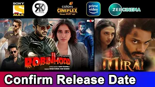 3 Upcoming New South Hindi Dubbed Movies | Confirm Release Date | Mirai, Robinhood | April 2024 #7