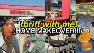 Thrifting My DREAM APARTMENT (EXTREME makeover) + thrift store home decor haul!