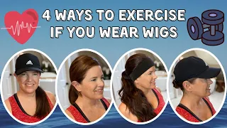 4 Ways to Exercise If You Wear Wigs - Sapphire Headband Wig; Hat Magic 16" & Zara Lite by Jon Renau