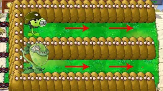 Plants vs Zombies Hack | Gatling Pea vs Chomper vs Tall-nut vs All Zombies