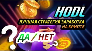 HODL крипто-мем или лучшая стратегия заработка на крипторынке?