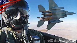 すごい迫力のF-15イーグル戦闘機【コックピット映像】