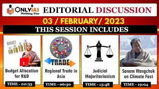 03 February 2023, Editorial And Newspaper Analysis, Ladakh, South Asia- East Asia Integration