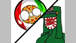 north italy meet japanese empire ||countryball verse || and countryhumans