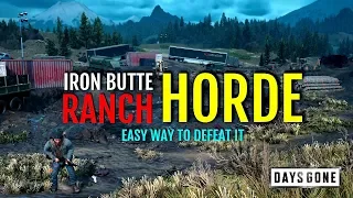 EASY WAY TO DEFEAT IRON BUTTE RANCH HORDE (KEEP THEM SAFE) | DAYS GONE