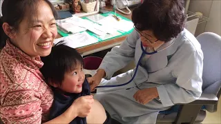 【小児科】久しぶりの定期健診♪ 先生との掛け合いが面白い♪ 4歳のトレーシー ★Health checkup at pediatrics department★