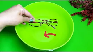 Soak the glasses in water, the effect is so great, many don’t understand this; How to clean glasses💥