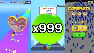 Layer Man 3D : Run & Collect vs Calculate Balls! vs Merge Number Run Master iOS Android gameplay 👌 😎