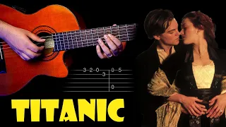 Titanic Theme Easy Guitar Tab |  Learn to Play Like a Pro !