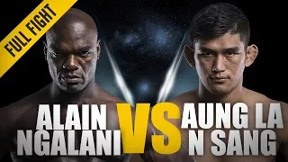 Aung La N Sang vs Alain Ngalani | Historic Open Weight Super-Bout | ONE Full Fight | November 2017