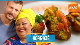 Dona Carmem e Hilbert ensinam como fazer ACARAJÉ COMPLETO | Rodrigo Hilbert | Tempero de Família