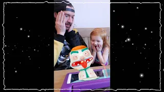 MAKiNG MONSTER FOOD!! Feeding our spooky friend in Toca Kitchen with Dad! adley app reviews #Shorts