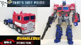 MPM 12 Bumble Movie Masterpiece Optimus Prime Review! "That's Just Prime!" Ep  211!