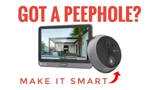 Ezviz CP4 Wireless Smart Peephole Camera (1080p HD) Full Review 💯😁