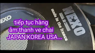 Hàng âm thanh ve chai thương hiệu USA JAPAN KOREA