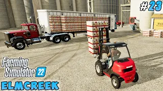 Sale of crops: soybeans, silage bales and flour pallets from the mill | Elmcreek | FS 22 | ep #23