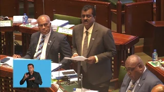 Fijian Minister for Local Government gives an update on the new Laqere Market