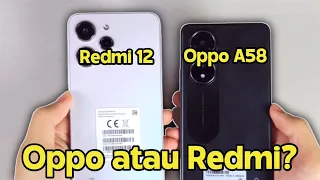 REDMI 12 VS OPPO A58 | Saingan HP Midrange!!!